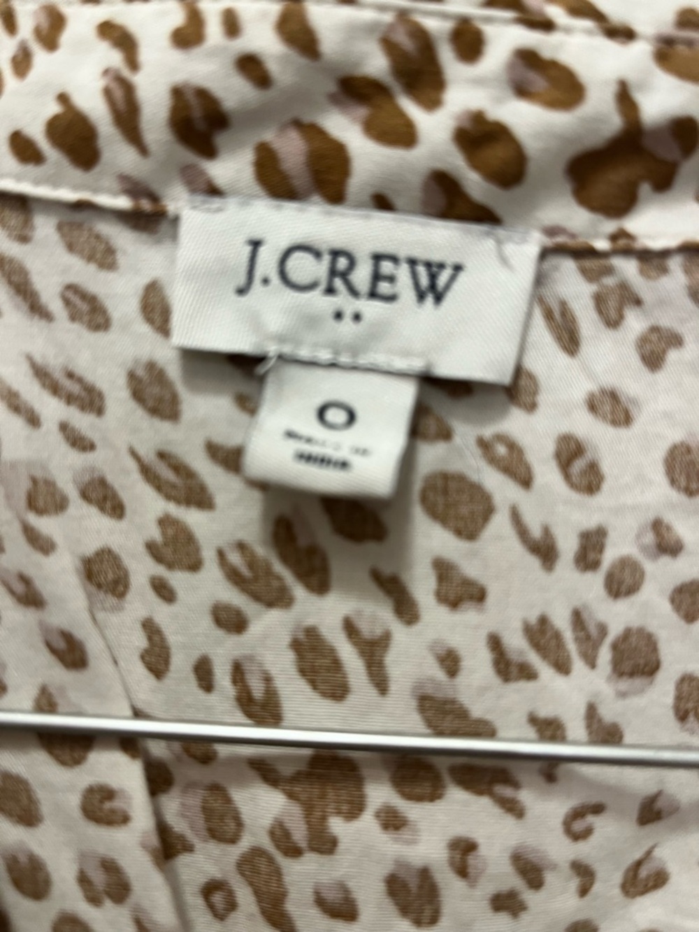J. Crew Animal Print Shirtdress - Picture 10 of 10